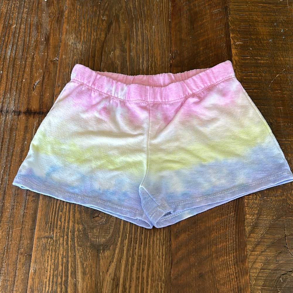 Firehouse tie dye shorts - Girls Medium
